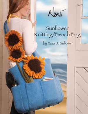 Noni Patterns - Sunflower Knitting/Beach Bag Pattern