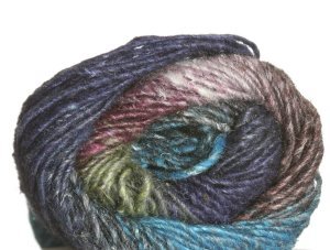 Noro Silk Garden Yarn - 325 Maroon, Olive, Turquoise, Grey (Discontinued)