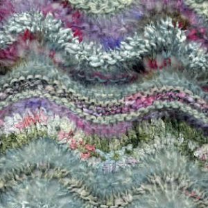 Colinette Absolutely Fabulous Throw Kit - Water Lilies