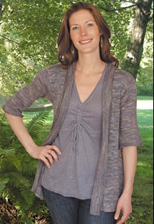 Dovetail Designs Knitting and Crochet Patterns - Featherweight Wrap to Knit Pattern