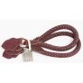 Grayson E Small Rolled Suede Handles Accessories - Burgundy