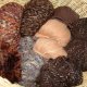 Muench Luxury Yarn Grab Bag Kits - Tan/Brown/Natural - Large