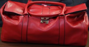 Trendsetter Leather Bag - Red