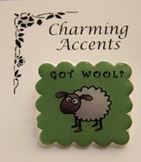 Cedar Creek Charming Accents Got Wool Pin