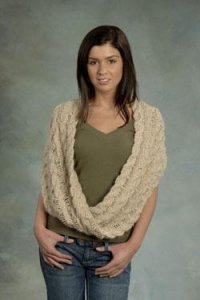 Plymouth Yarn Women's Accessory Patterns - 1836 Mobius Scarf and Cowl Pattern