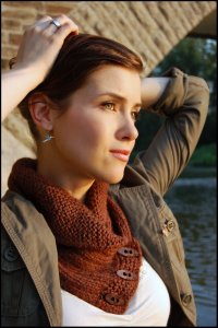 Never Not Knitting Patterns - Shawl Collared Cowl Pattern