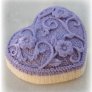 Alsatian Soaps & Bath Products Knitted Heart Soap - Lavender Accessories photo