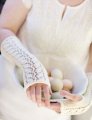 Churchmouse - Lace-Back Fingerless Gloves Patterns photo