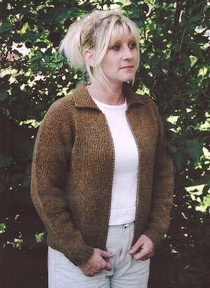 Knitting Pure and Simple Women's Cardigan Patterns - 0201 - Neckdown Jacket Pattern