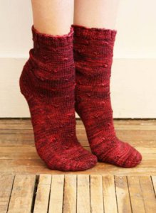 Madelinetosh Tosh Patterns - Dimpled Socks Pattern