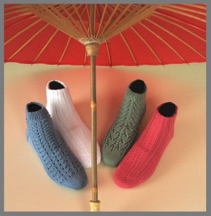 Knitting at Knoon Patterns - Cool Socks to Knit for Warm Weather Pattern