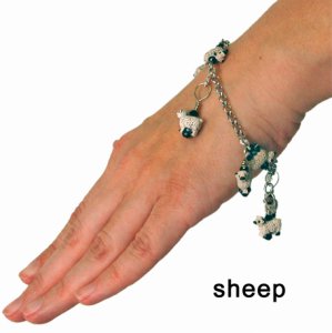 Skacel Stitch Marker Bracelet - Sheep