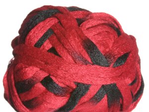 Knitting Fever Flounce Yarn - 05 Red, Black (Discontinued)