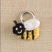 Lantern Moon Stitch Markers - Bee (Discontinued)