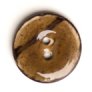 Jim Knopf Wood Buttons - Coconut and Enamel - Light Brown - 1.5