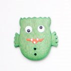 Jim Knopf Wood Buttons - Monster - Green - 1.25"
