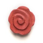 Jim Knopf Wood Buttons - Rose - Red - 1.25"
