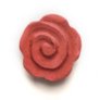 Jim Knopf Wood Buttons - Rose - Red - 1.25