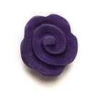 Jim Knopf Wood Buttons - Rose - Dark Violet - 1.25" (Discontinued)