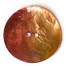 Jim Knopf Shell Buttons - Two-Tone Shell - Orange, Red - 1.5"