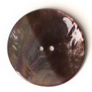 Jim Knopf Shell Buttons - Two-Tone Shell - Grey, Light Grey - 1.5"