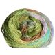 Noro Silk Garden Lite - 2050 Tan, Periwinkle, Green (Discontinued) Yarn photo