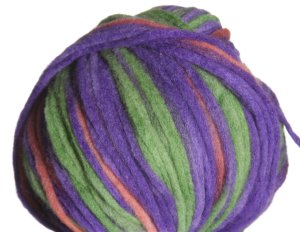 Lana Grossa Dasolo Stripes Yarn - 504 Purple/Grey/Orange