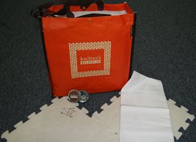 cocoknits Knitter's Block Kit - Knitter's Block Kit - Orange Bag (Discontinued)