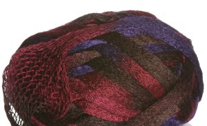 Knitting Fever Flounce Yarn - 18 Purple, Burgandy, Brown