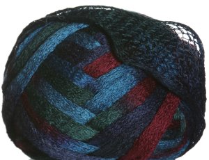 Knitting Fever Flounce Yarn - 19 Turquoise, Blue, Burgandy