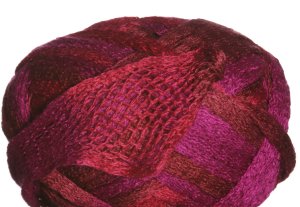 Knitting Fever Flounce Yarn - 22 Red, Fuschia, Burnt Orange