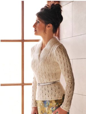 Blue Sky Fibers Adult Clothing Patterns - zFitted Lace Pullover Pattern