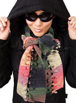 Knit One, Crochet Too Patterns - Bowties Scarf Pattern