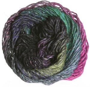 Noro Silk Garden Yarn - 326 Pinks, Violet, Black, Green (Discontinued)