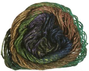Noro Silk Garden Yarn - 346 Greens, Browns, Purple (Discontinued)