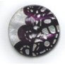 Jim Knopf Shell Buttons - Lace Laser Shell - Violet - 1 1/8"