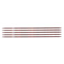 Knitter's Pride Dreamz Double Point Needles - US 1.5 - 6" (2.5mm) Burgundy Rose