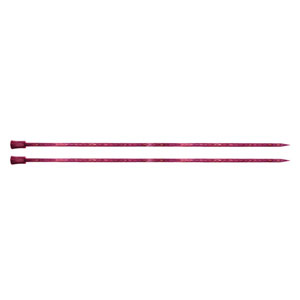 Knitter's Pride Dreamz Single Pointed Needles - US 6 - 10" Fuchsia Fan