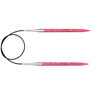 Knitter's Pride Dreamz Fixed Circular Needles - US 10 - 24" Candy Pink