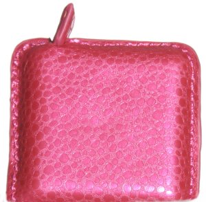 Debra's Garden Faux Leather Tape Measure - Pink