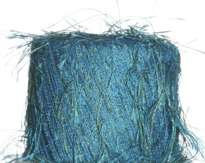 Knitting Fever Flutter Yarn - 47 Teal/Green
