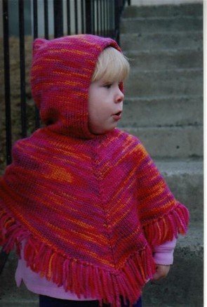 Knitting Pure and Simple Baby & Children Patterns - 0243 - Children's Poncho Pattern