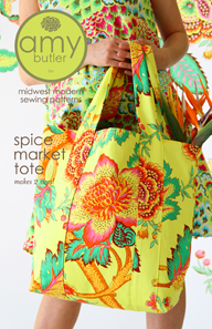 Amy Butler Sewing Patterns - Spice Market Tote Pattern