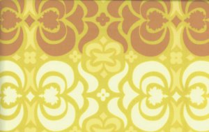 Amy Butler Midwest Modern Fabric - Garden Maze - Mustard