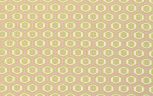 Amy Butler Midwest Modern Fabric - Honeycomb - Ivory