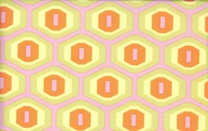 Amy Butler Midwest Modern Fabric - Honeycomb - Sand