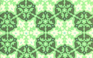Amy Butler Daisy Chain Fabric - Mosaic - Green
