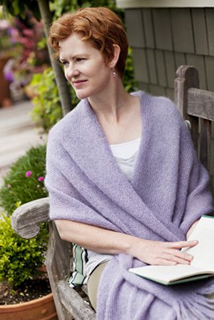 Churchmouse at Home Patterns - Simple Mohair Wrap & Afghan Pattern