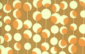 Amy Butler Midwest Modern Fabric - Martini - Rust
