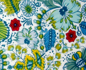 Anna Maria Horner Little Folks Voile Fabric - Coloring Garden - Sea